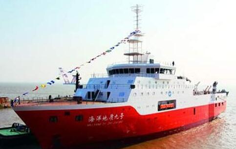海洋地质九号船试航成功