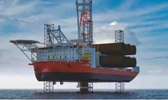 中远海运重工获一份F级风电基础安装船建造合同